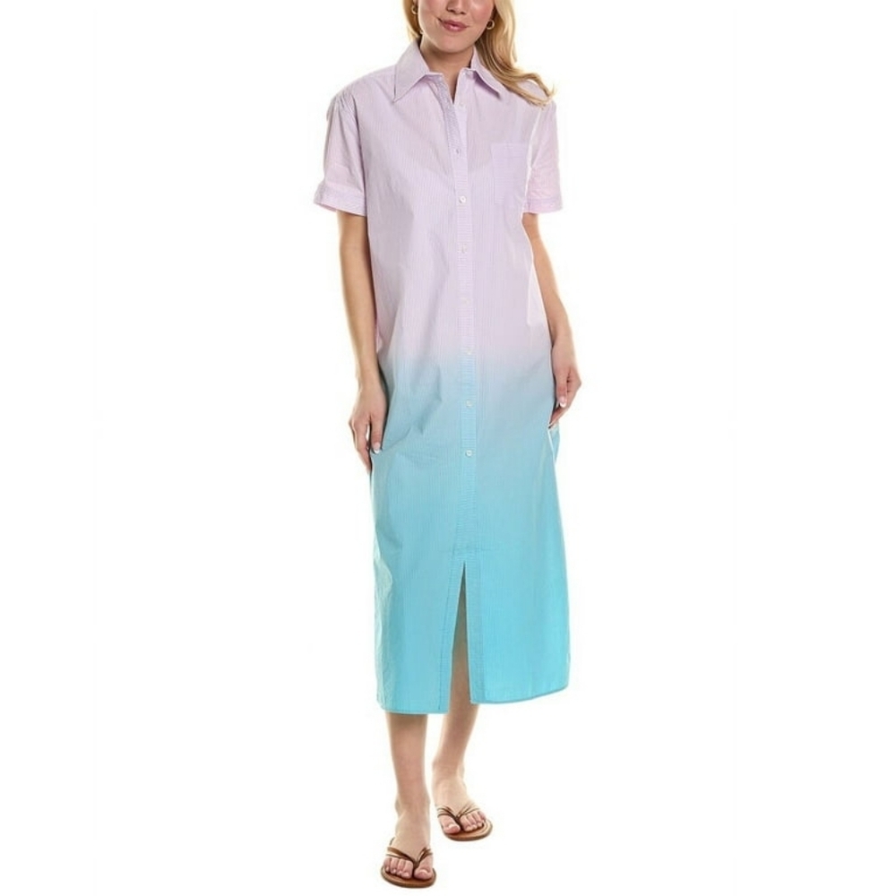 Solid & Striped Striped Ombre Shirt Dress Size XS